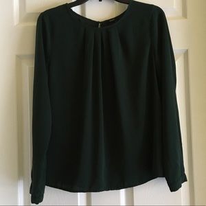 Evergreen long sleeve blouse